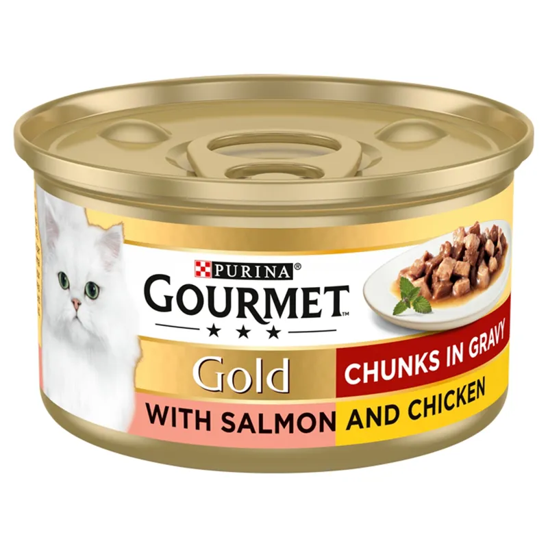 Gourmet Gold Salmon and Chicken 85g